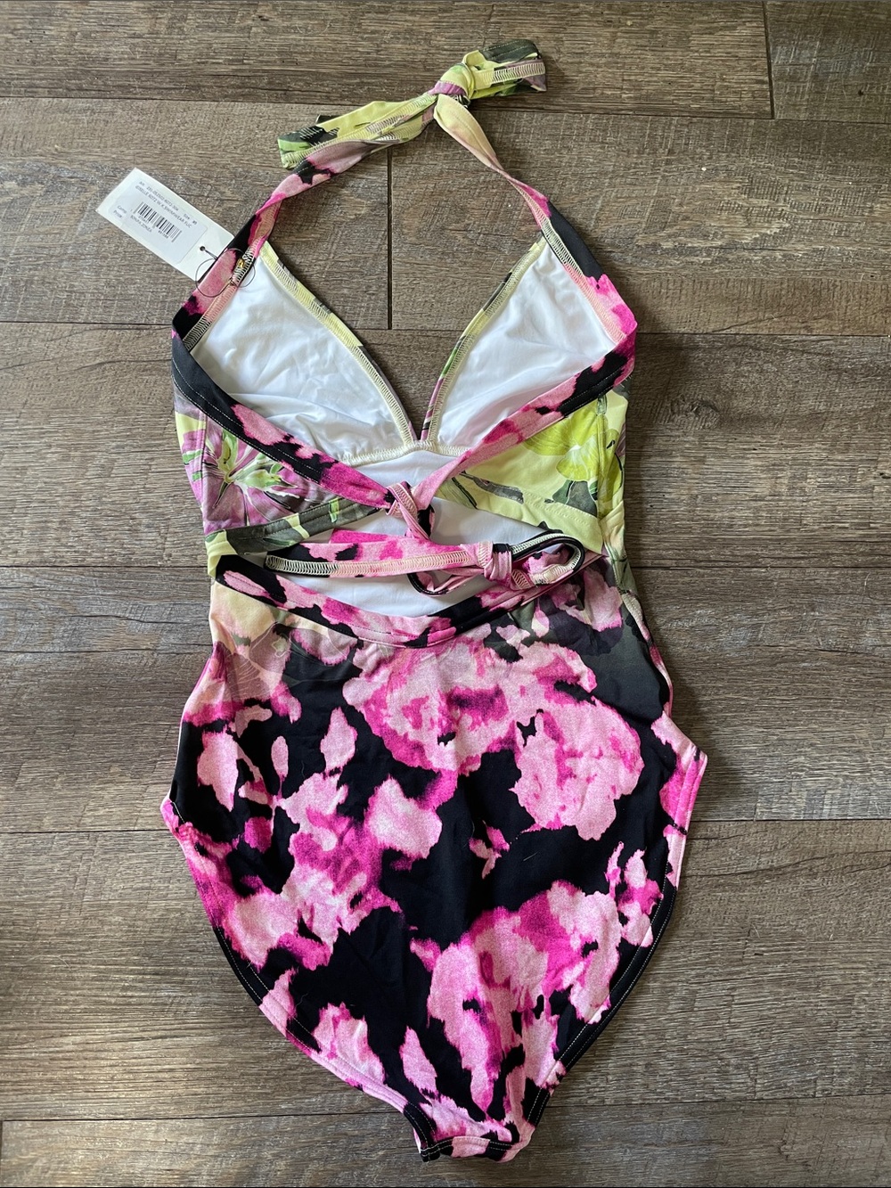 NWT Dries Van Noten Giselle Floral Halter One Piece Swimsuit - Picture 3 of 5